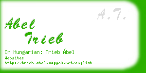 abel trieb business card