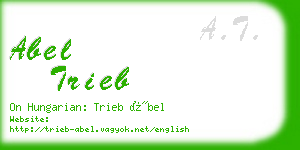 abel trieb business card